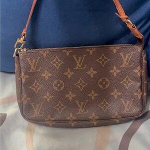 🌟 Authentic Louis Vuitton Pochette Accessoires – Classic Monogram 🌟